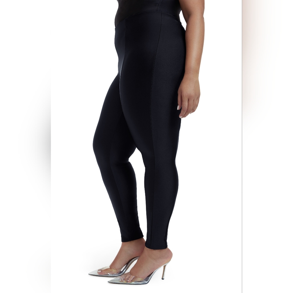 Good American CompressionSkinny Stretch Leggings Size 7 / Size 4XL * - Picture 4 of 9